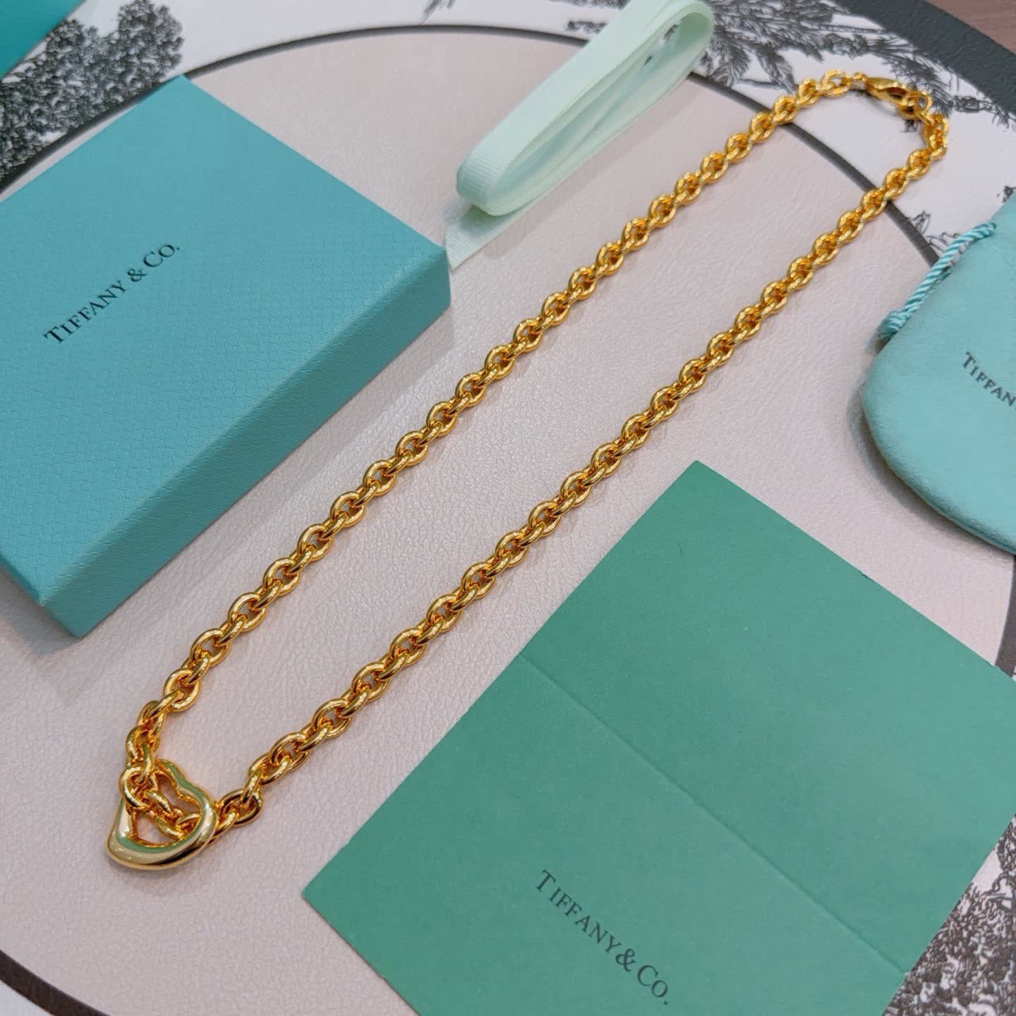 Tiffany & Co. Gold Chain Necklace